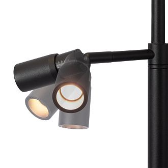 Торшер 47**-160 см, 1*E14*40W, Freya Flint FR2066FL-L40B, Черный