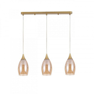 Подвесной светильник 62*12*25 см, 3*E14 золотистый Arte Lamp Barry A7951SP-3GO