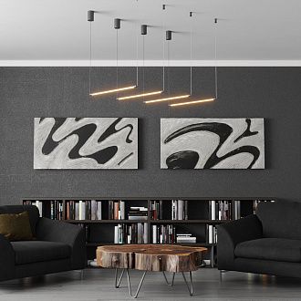 Светильник 61 см, 12W, 3000K, Novotech 359345, черный