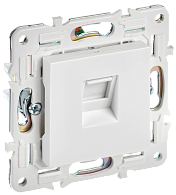 SKANDY Розетка комп. RJ45 кат.5E SK-K01W арк. бел. IEK, SK-K10-1-K01