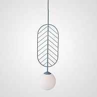 Подвесной светильник LEAF C Голубой 25*25*93 см, 1*E27*60W, ImperiumLoft LEAF01, Голубой