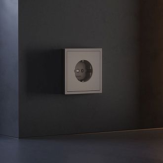 Накладка для розетки с заземлением, S70, капучино Voltum VLS000614
