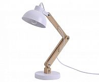Настольная лампа KINK Light Дэлия 07027,01, белый-дерево