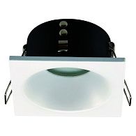 Светильник встраиваемый 8,5*8,5*4,5-4,5 см, вр 7,5 см, 1*GU13*12W, Mantra Comfort Ip65 MAN6812, чёрный