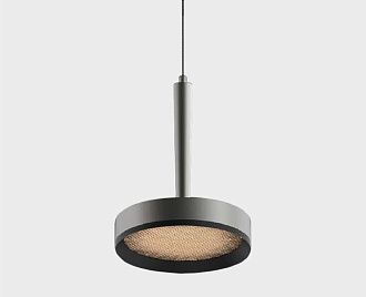 Подвесной светильник (без основания) 13 см, 10W, 3000K, Italline IT02-025 dark silver 3000K, темно-серебристый