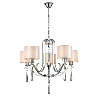 Подвесная люстра  60*100 см, 5*E27 хром Vele Luce Platonico VL1623L05