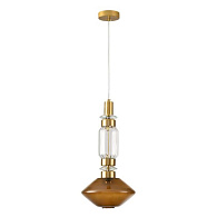 Подвесной светильник 25 см, 10W, 3000K, Arte Lamp Fiorato A2442SP-11PB, латунь