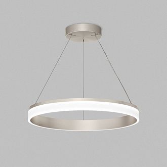 Подвесной светильник 60 см, 38W, 4000K, Denkirs Ring DK6671-SN, никель
