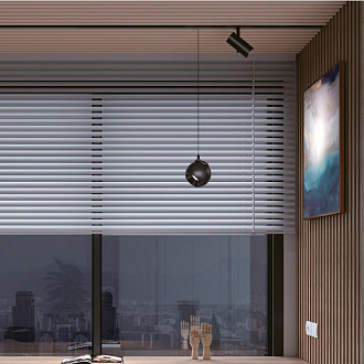 Трековый светильник 11,5*4,2*13,2 см, LED*1*8W, 4000 К, Novotech 359104 Smal Shino, черный