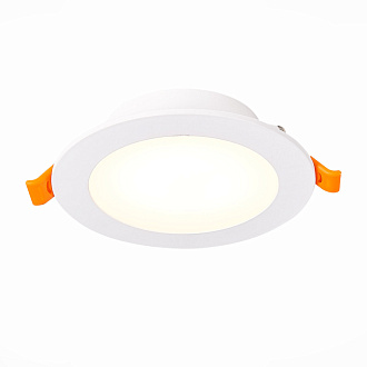 Встраиваемый светильник 12/10 см, 10W 3000K/4000K/6000K, IP20, 850 Lm ST LUCE ST212.508.10 Белый, вр 10,5 см
