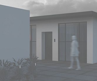 Ландшафтный светильник *1*-80 см, *LED*2,4W, 3000K, Maytoni Outdoor Flare S O524FL-L2PT3K, Платина