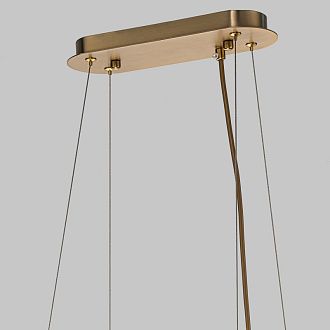 Подвесная люстра 80*40*130 см, 8*E14, 320W, Favourite Glans 4303-8PC латунный
