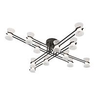 Люстра потолочная *100*14-14 см, 12*LED*3W, 3000K, Lussole Sherman LSP-7470, черный