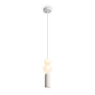 Подвесной светильник 40-236,5 см, LED*8W, 2700K, Freya Shapes FR5530PL-L12W, Белый