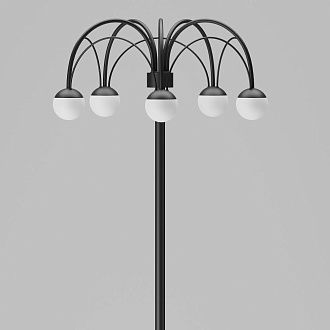 Торшер 156 см, 15W, 4000K, Eurosvet 90194, черный