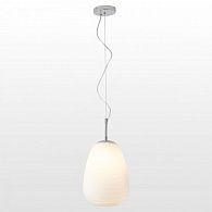 Подвесной светильник Lussole Loft Limestone LSP-8401, диаметр 24 см, хром