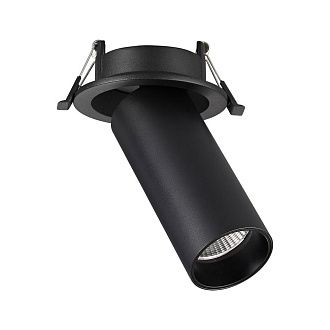 Светильник встраиваемый Черный LED 1*7W 3000K 560Lm Ra>90 60° IP20 D95xH156 220-240VV St Luce  ST759.438.07