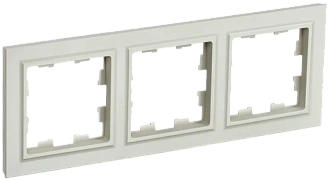 BRITE Рамка 3 поста РУ-3-БрКр бежевый