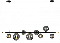 Подвесной светильник 1200*275*300/1480 мм, 10*G9 чёрный Indigo Canto V000241, 11026/10PL Black