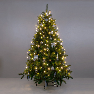 Гирлянда занавес на ель  0,45*1,5 м IP20 200-003 теплый белый 45*150 см, LED *6W, 3000 К, Elektrostandard