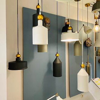 Подвесной светильник Odeon Light Bolli 4088/1 черный, диаметр 25 см