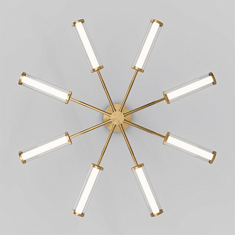 Светильник 116*116*90 см, *LED, 38W, 3000 Eurosvet Stark 50386 LED, латунь