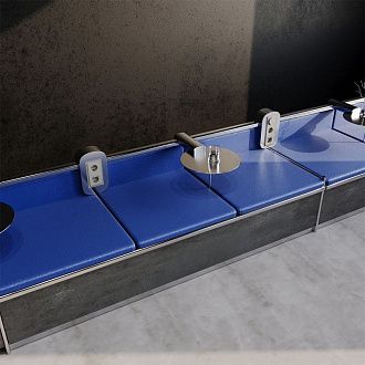 Светорегулятор встраиваемый Voltum S70 поворотно-нажимной 600 Вт, кашемир пластик Soft touch VLS070303