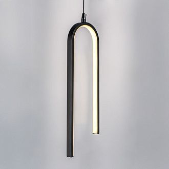 Подвесной светильник *12*50-250 см, *LED*8W, 3000K, Lightstar Saturno 749017, черный