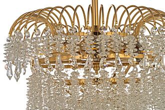 Люстра подвесная *40*50 см, 4*E27*40W, Arti Lampadari Sardinia Gold Sardinia E 1.5.40.105 G, золотой
