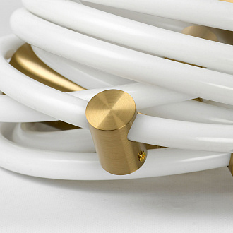 Люстра потолочная 840* см, LED 118W 4000K Lussole LSP-7215 матовое золото