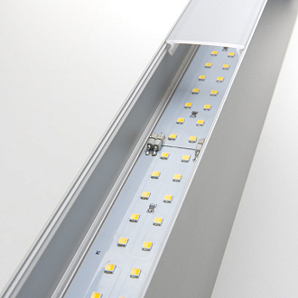 Линейный светодиодный накладной двусторонний светильник 128см 50Вт 4200К матовое серебро 101-100-40-128 Elektrostandard Pro