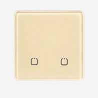 Радиовыключатель сенсорный HiTE PRO SN-R2 (бежевый, закругленные углы) HPSW-SNR2-BG