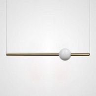 Подвесной светильник lee broom ORION GLOBE LIGHT 91*13*50 см, 1*LED*20W, ImperiumLoft 40.1625, Золотистый
