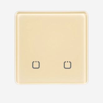 Радиовыключатель сенсорный HiTE PRO SN-R2 (бежевый, закругленные углы) HPSW-SNR2-BG