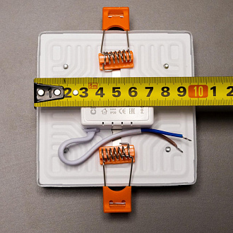 Встраиваемый светильник 10 см, 10W, 3000K Citilux Вега CLD53K10W белый, вр 5,5-8,5 см