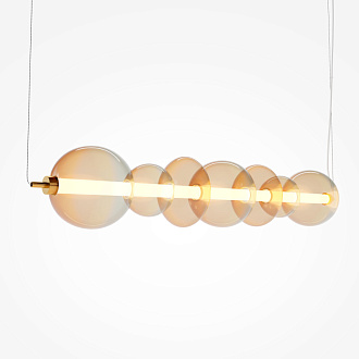 Подвесной светильник 117,5*20*325 см, LED, 40W, 3000К, Maytoni Futuro MOD307PL-L40BS3K латунный