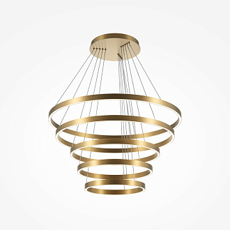Подвесной светильник 90*20*300 см, LED*173W Rim 2600К-3500К MOD058PL-L200BSK Maytoni, Латунь
