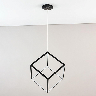 Подвесной LED светильник Citilux Куб CL719301 Черный, 40W*4000K