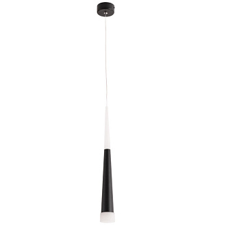 Подвесной светодиодный светильник Arte Lamp Orione A6010SP-1BK черный, диаметр 6 см