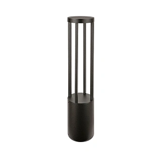 Уличный светильник **60 см, 1*LED*9W, 3 000K, Arte Lamp Carcassa A4666PA-1BK, Черный