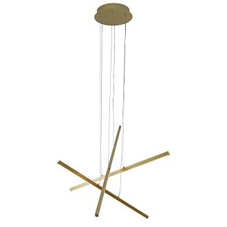 Подвесная люстра 71 см, 36W, 3000K, Lightstar Palla 739132, золото