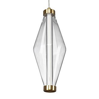 Подвесной светильник *12*45-165 см, *LED*5W, 3000K, Citilux Tanna CL253010, Латунь