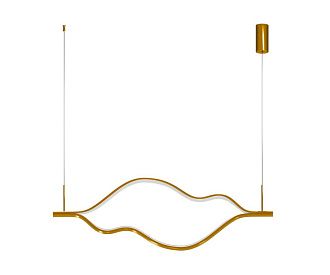 Подвес 140*200 см, LED 50W, 3000K Линн латунь Kink Light 08258-140,36P