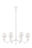 Люстра Ø840 x H400(1100), мм, 8*40W (320W), WHITE (Белый) Sfera Sveta 2012/8 WHITE