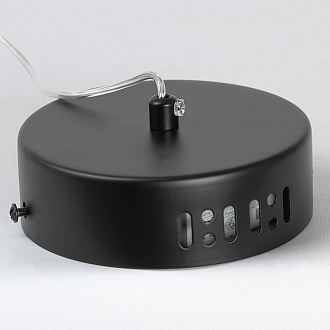 Линейно-подвесной светильник 34*35-140 см, 1*LED, 8W, 4000K, Lussole Calvert LSP-7367, черный