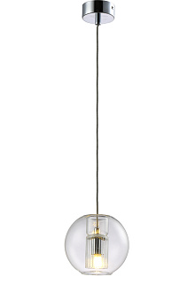 Светильник подвесной 14 см, Crystal Lux BELEZA SP1 B CHROME хром
