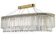 Люстра подвесная ** см, Led лента*LED*150W, 3000/6000K, Arti Lampadari Ovindoli Nickel Ovindoli L 1.5.120x40.101 G, Золото