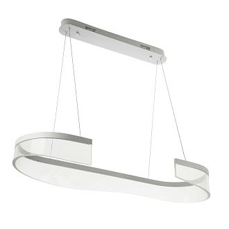 Подвесной светильник 90*30*185 см, LED 48W, 3000 / 6000K, Белый LED4U L5022-900 WH