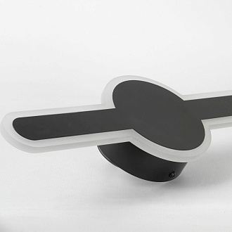 Бра настенное 13*63 см, 1*LED*12W 4000K Lussole Bridgeport LSP-0923 черный