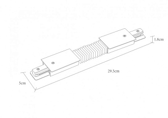 Комплектующие для трек-систем Arte Lamp Track Accessories A150133, белый